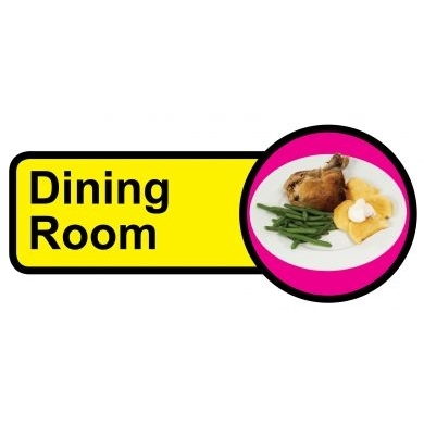 Dining Room sign - 480mm x 210mm